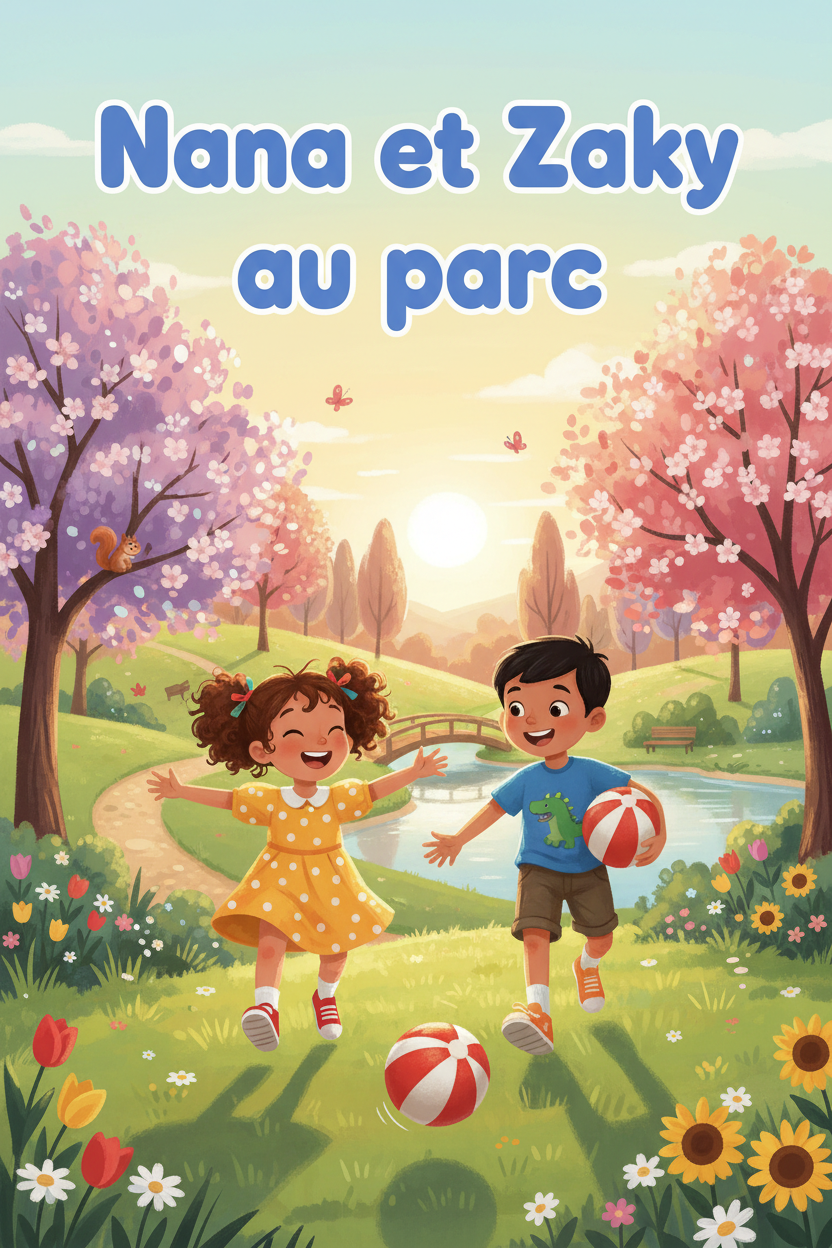 Nana et Zaky au parc